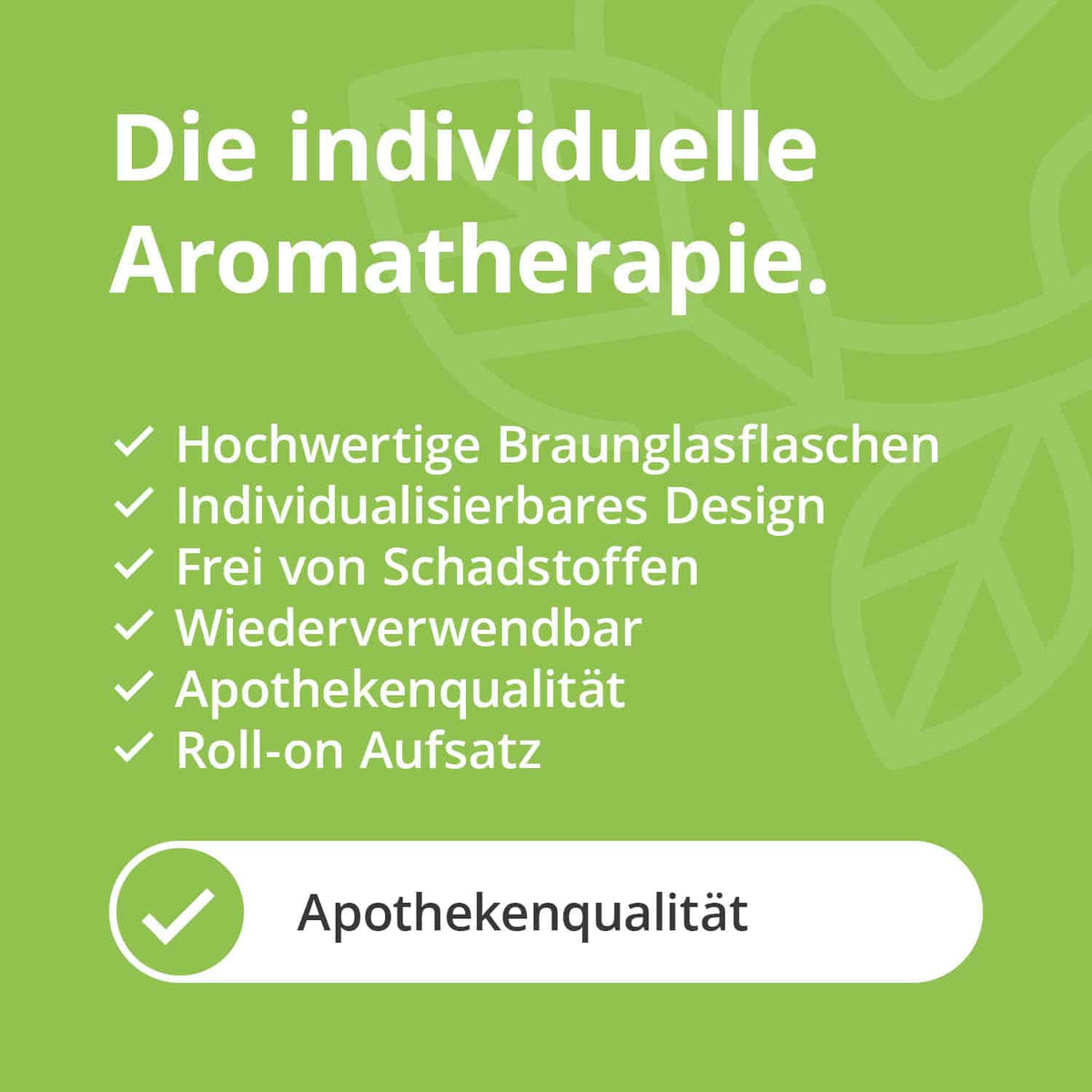 Casida Roll-on Flaschen Set 10 ml Braun Gesichtspflege Aromatherapie Ätherische Öle Duftmischungen Apothekenqualität