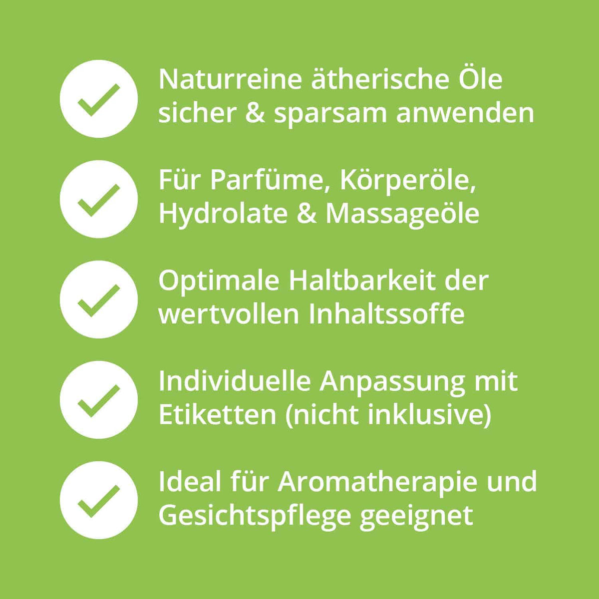 Casida Roll-on Flaschen Set 10 ml Braun Gesichtspflege Aromatherapie Ätherische Öle Duftmischungen Vorteile