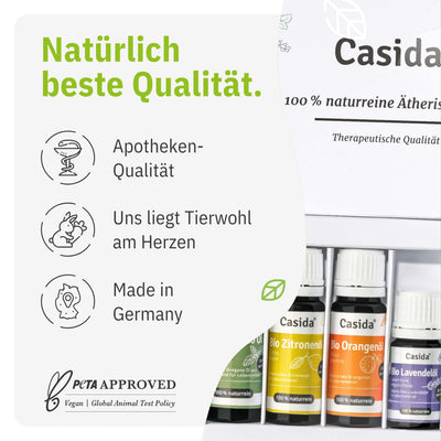 TOP 6 Ätherische Öle in Bio-Qualität – innerlich zum Einnehmen tierversuchsfrei