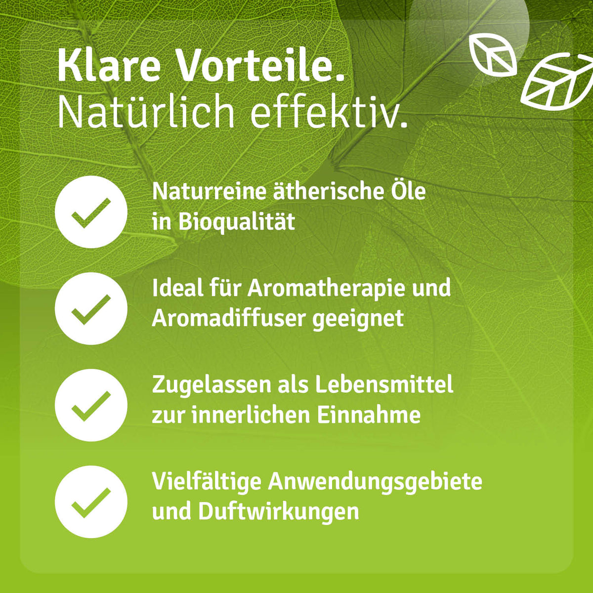 TOP 6 Ätherische Öle in Bio-Qualität – innerlich zum Einnehmen Vorteile