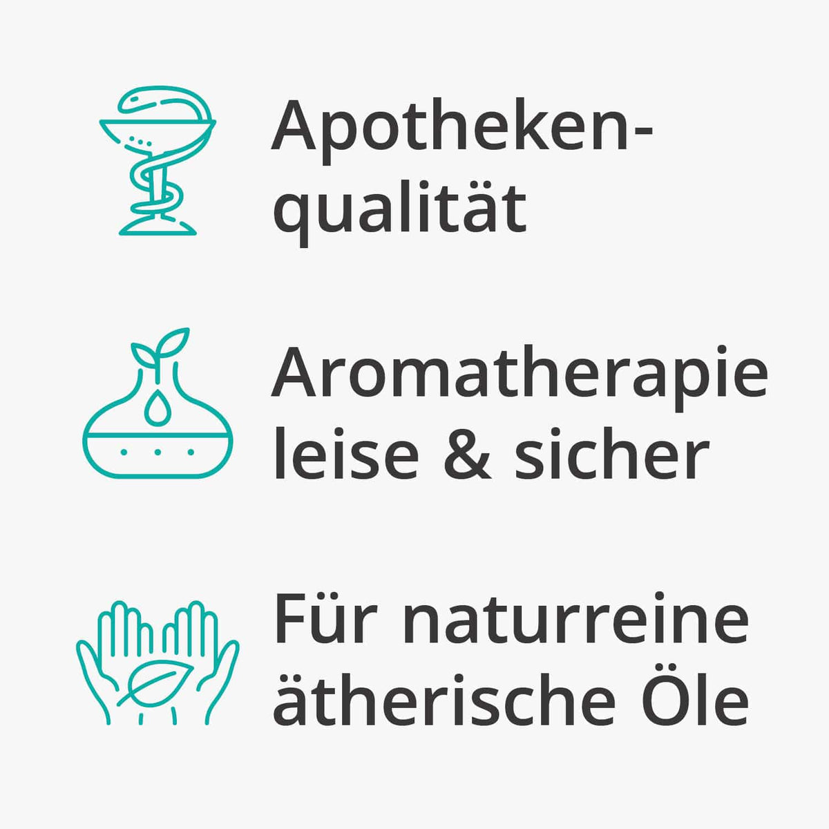 Hochwertiger Aroma Diffuser für ätherische Öle mit LED Licht