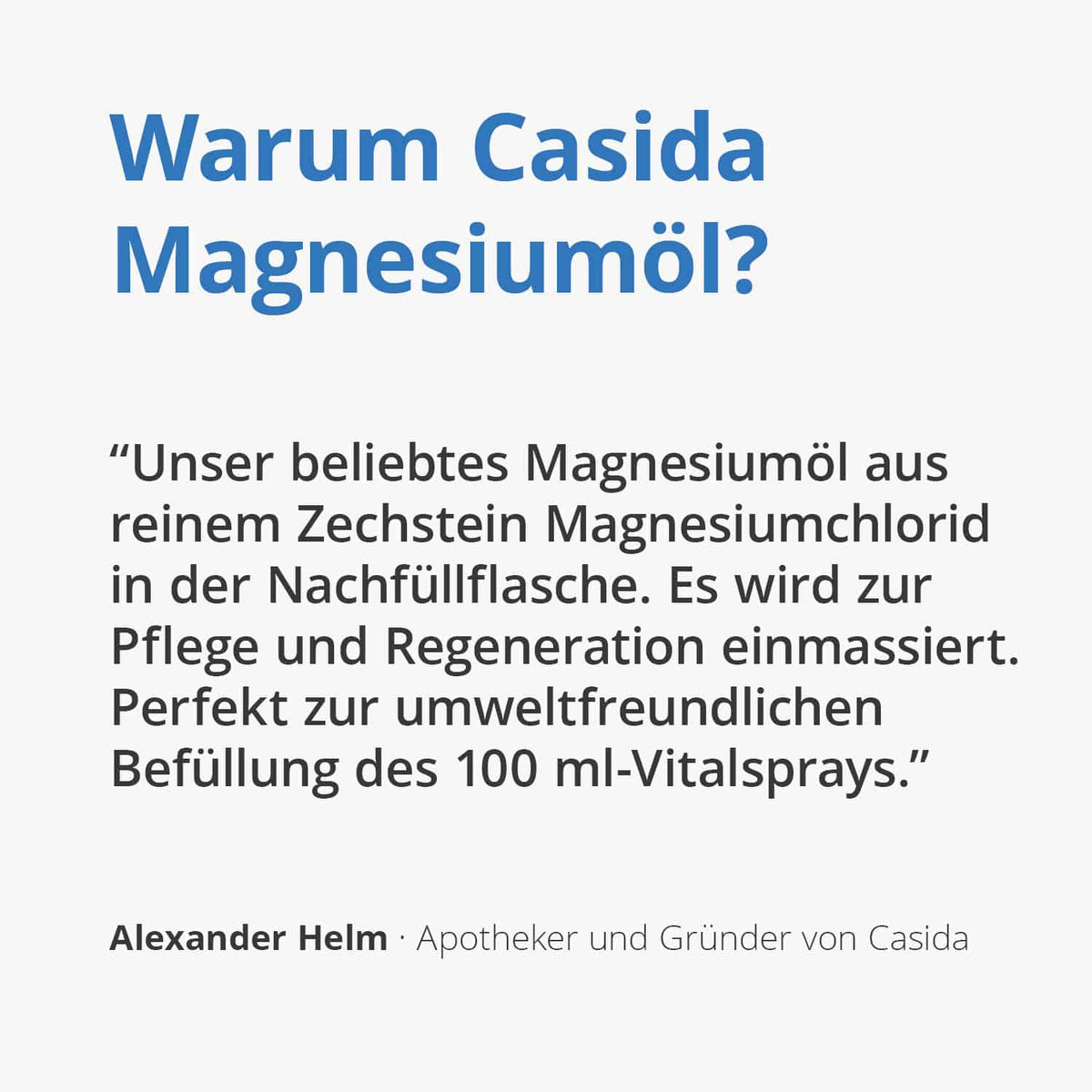 Zechstein Magnesiumöl Duo Magnesiumöl Vital Zechstein Casida