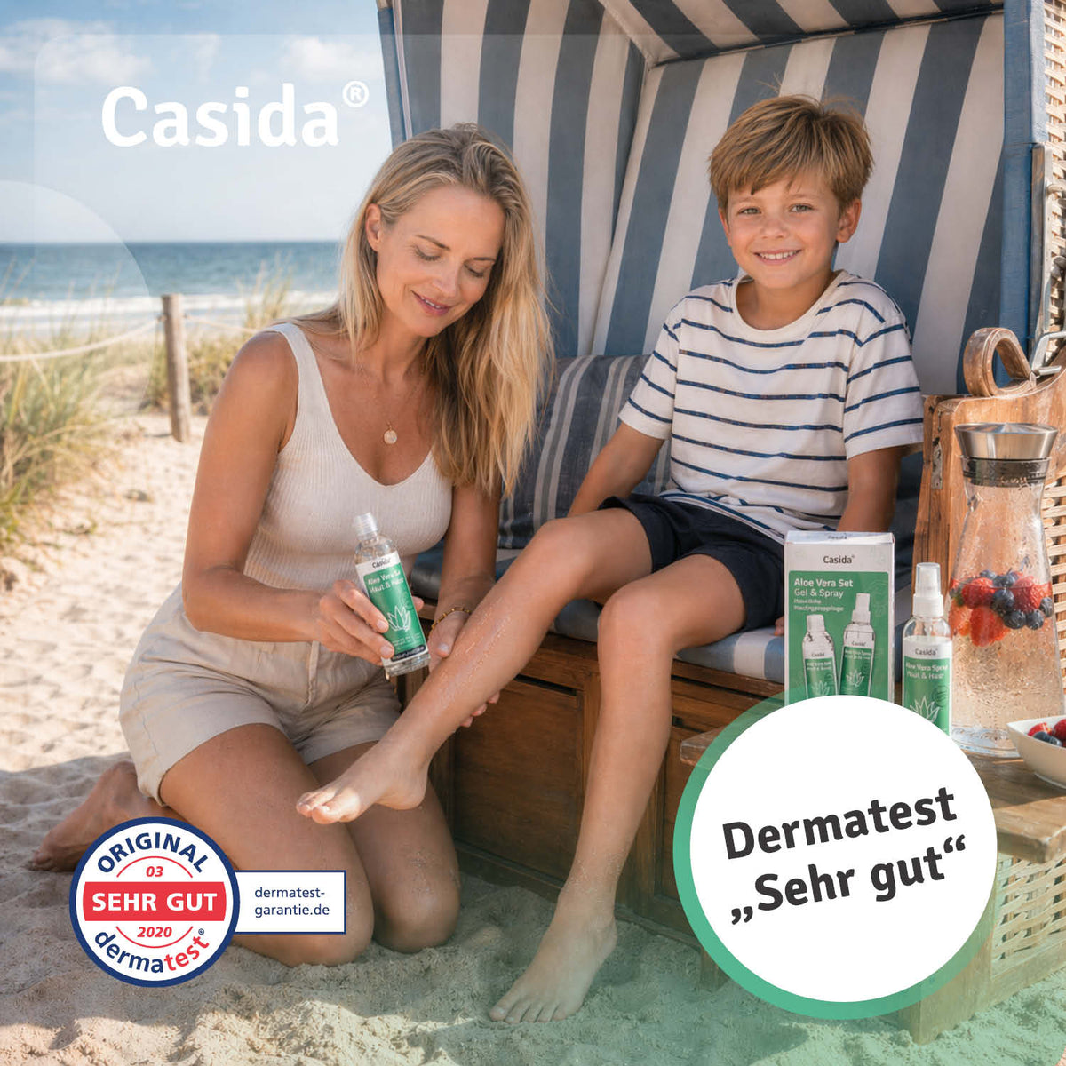 Aloe Vera Set Gel & Spray Dermatest