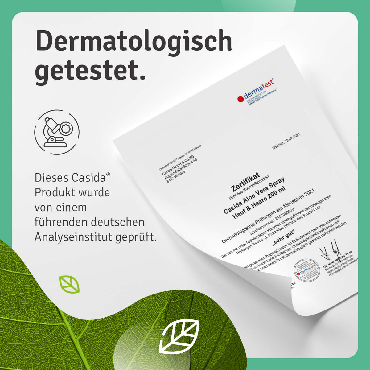 Dermatest Aloe Vera Spray