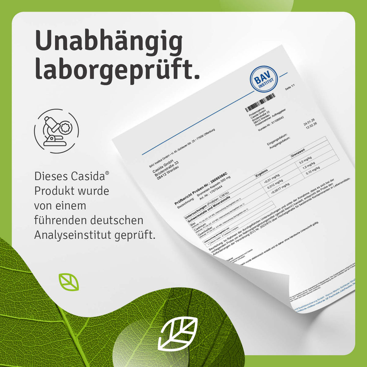 Bromelain Kapseln 500 mg laborgeprüft