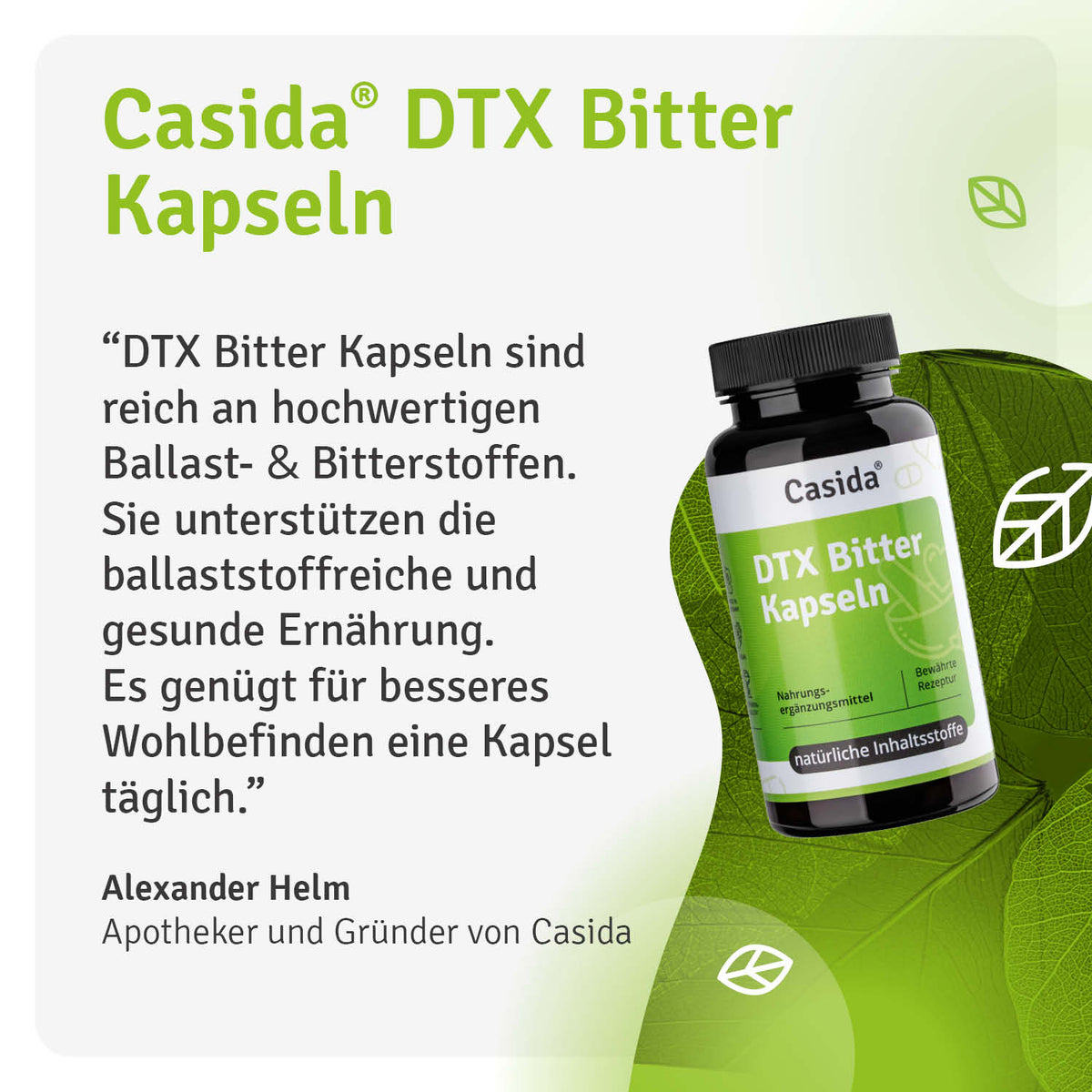 DTX Bitter Kapseln Casida