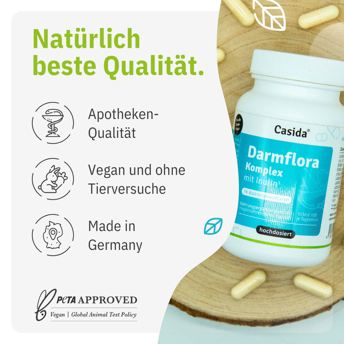 Darmflora Komplex mit Inulin tierversuchsfrei