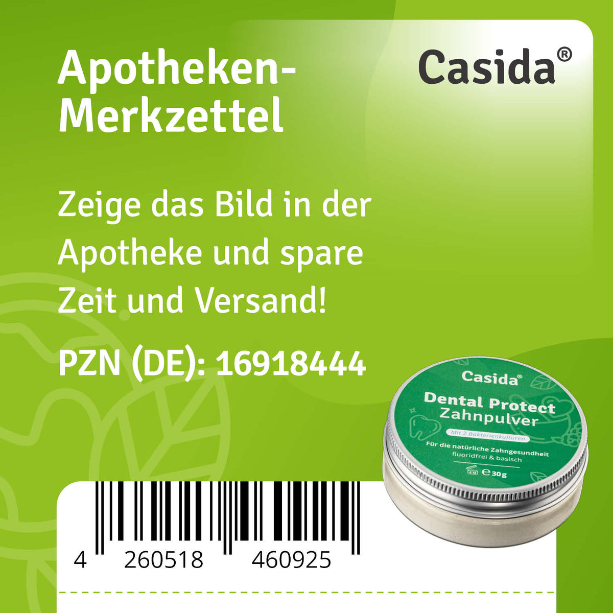 Dental Protect Zahnpulver Apotheke