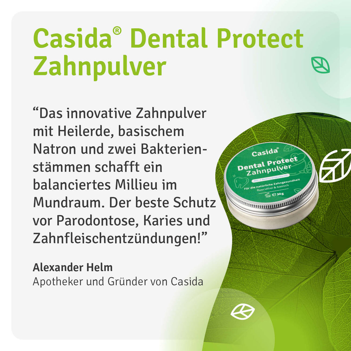 Dental Protect Zahnpulver Casida