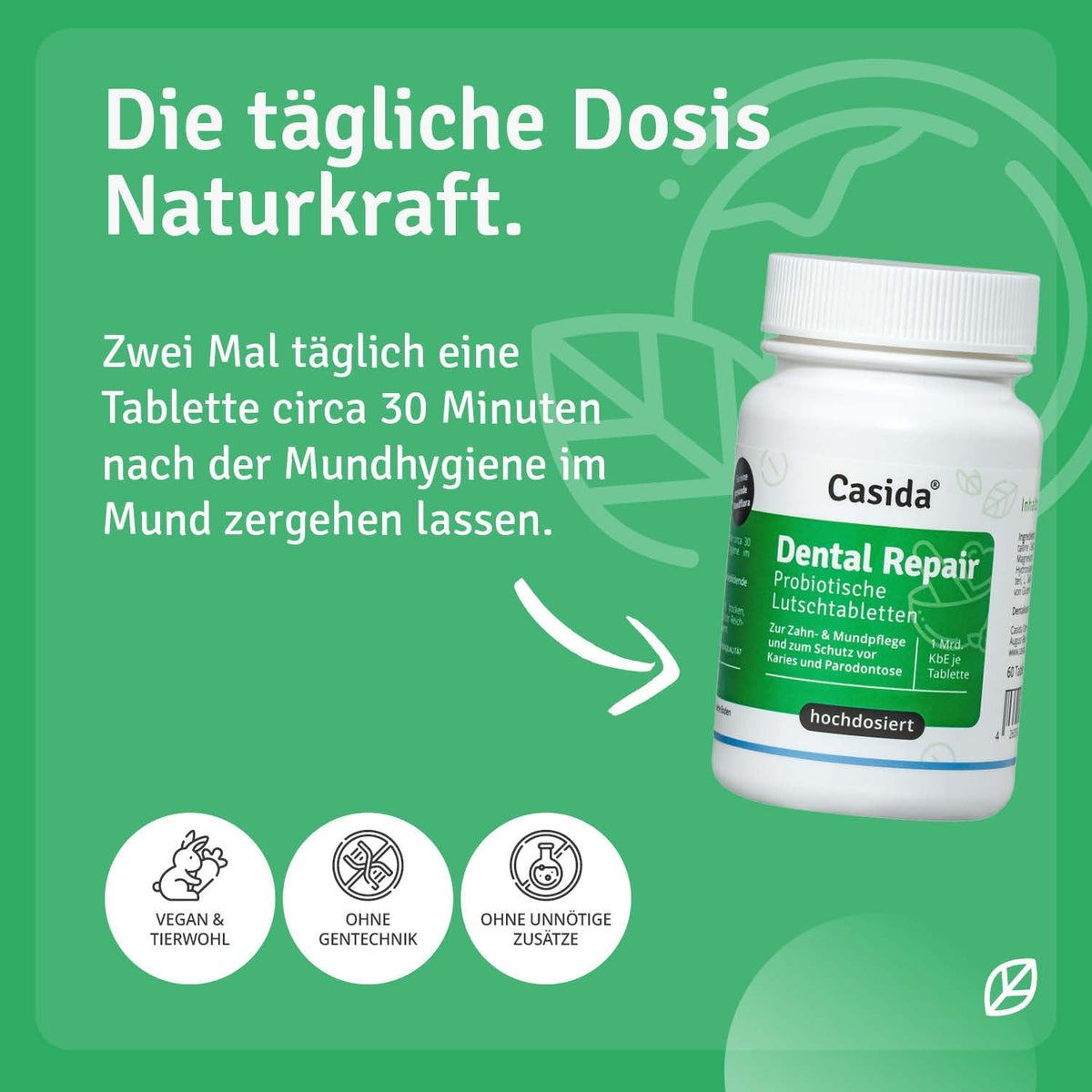 Dental Repair Probiotika Lutschtabletten Anwendung