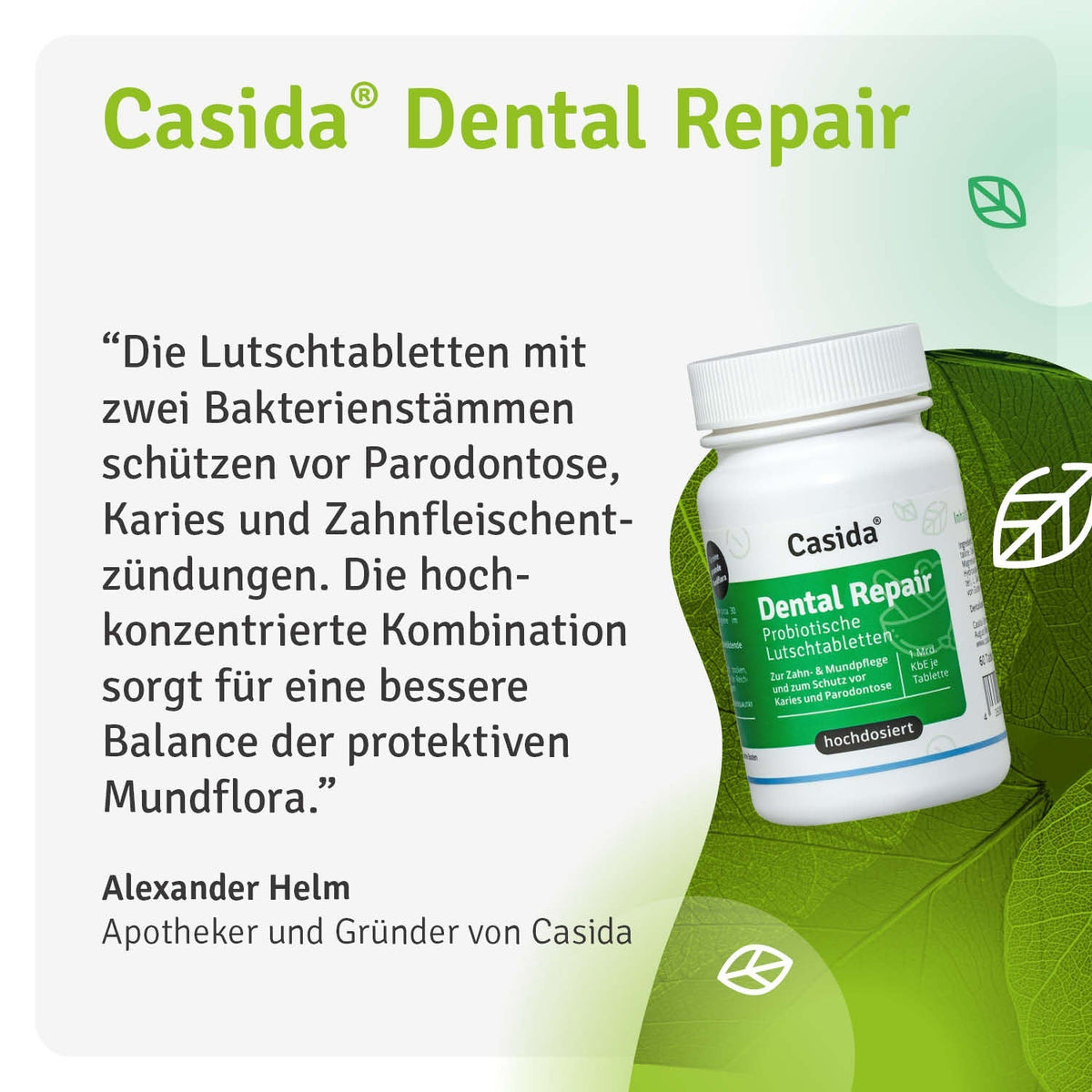 Dental Repair Probiotika Lutschtabletten Casida
