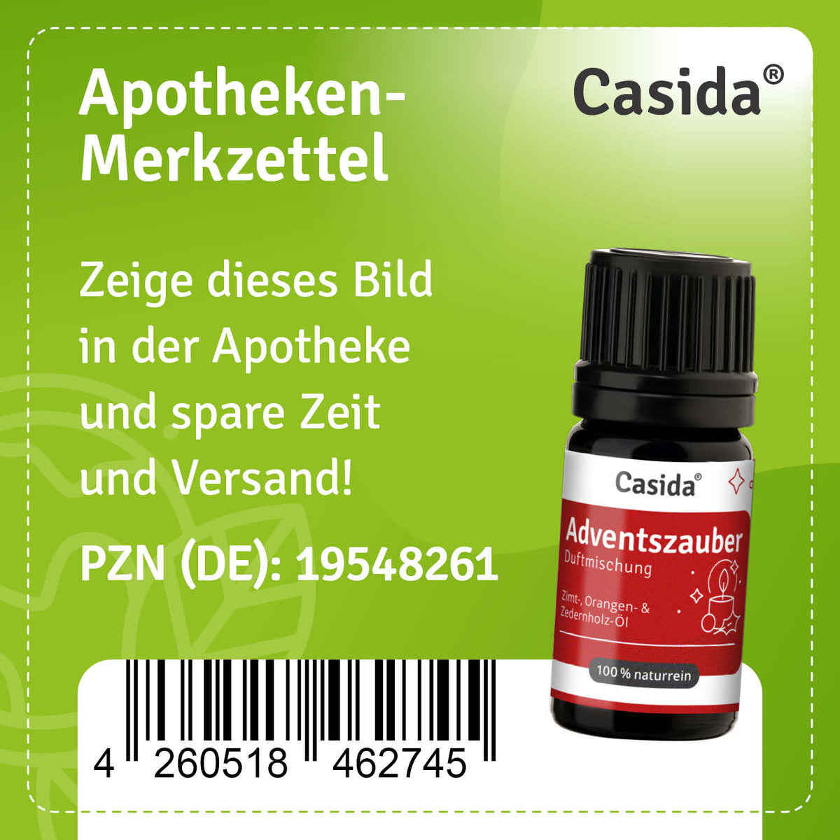 Duftmischung Adventszauber Apotheke