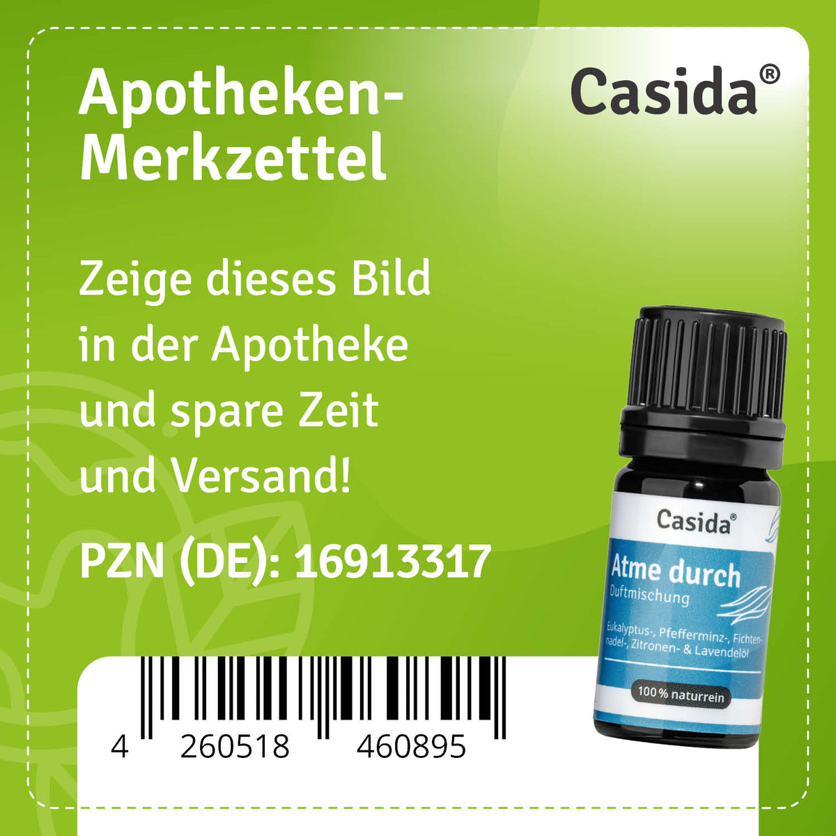 Duftmischung Atme durch Apotheke
