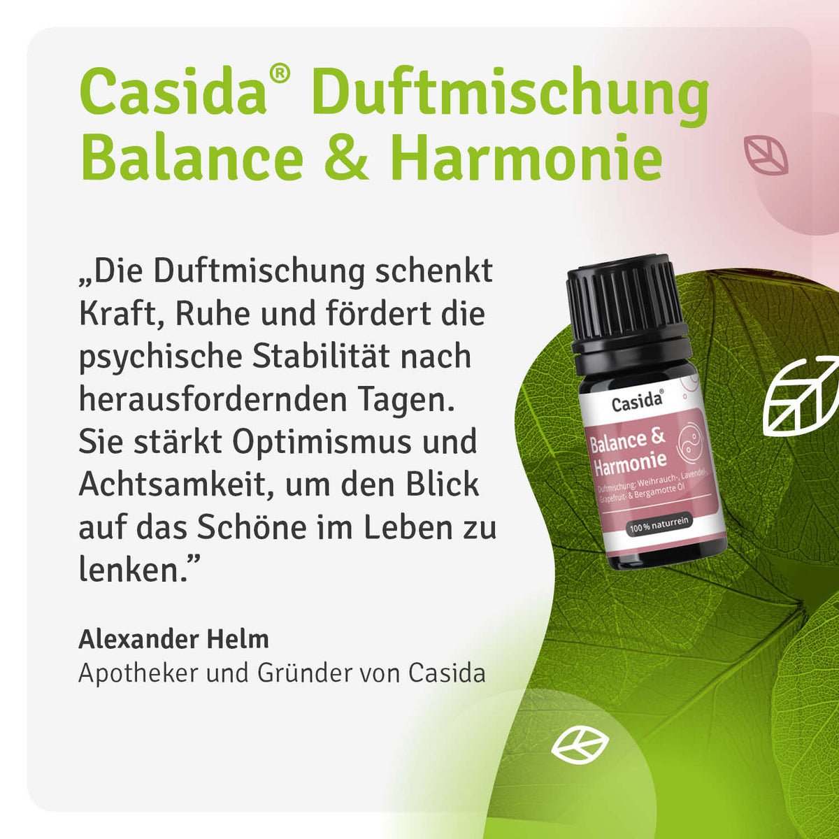 Duftmischung Balance & Harmonie Casida