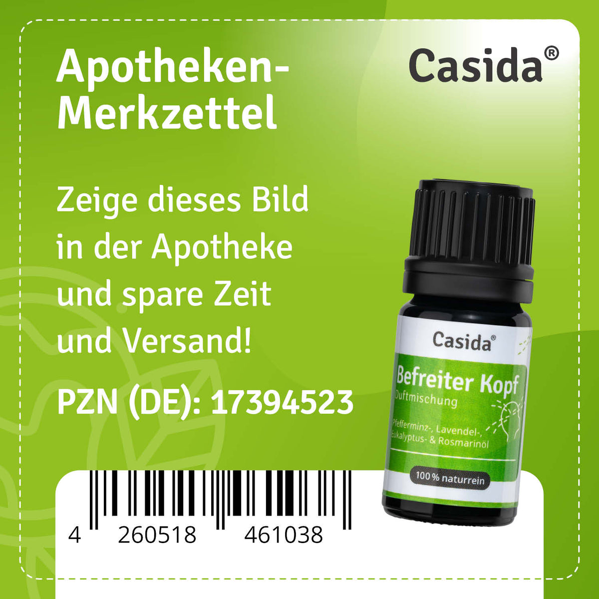 Duftmischung Befreiter Kopf Apotheke