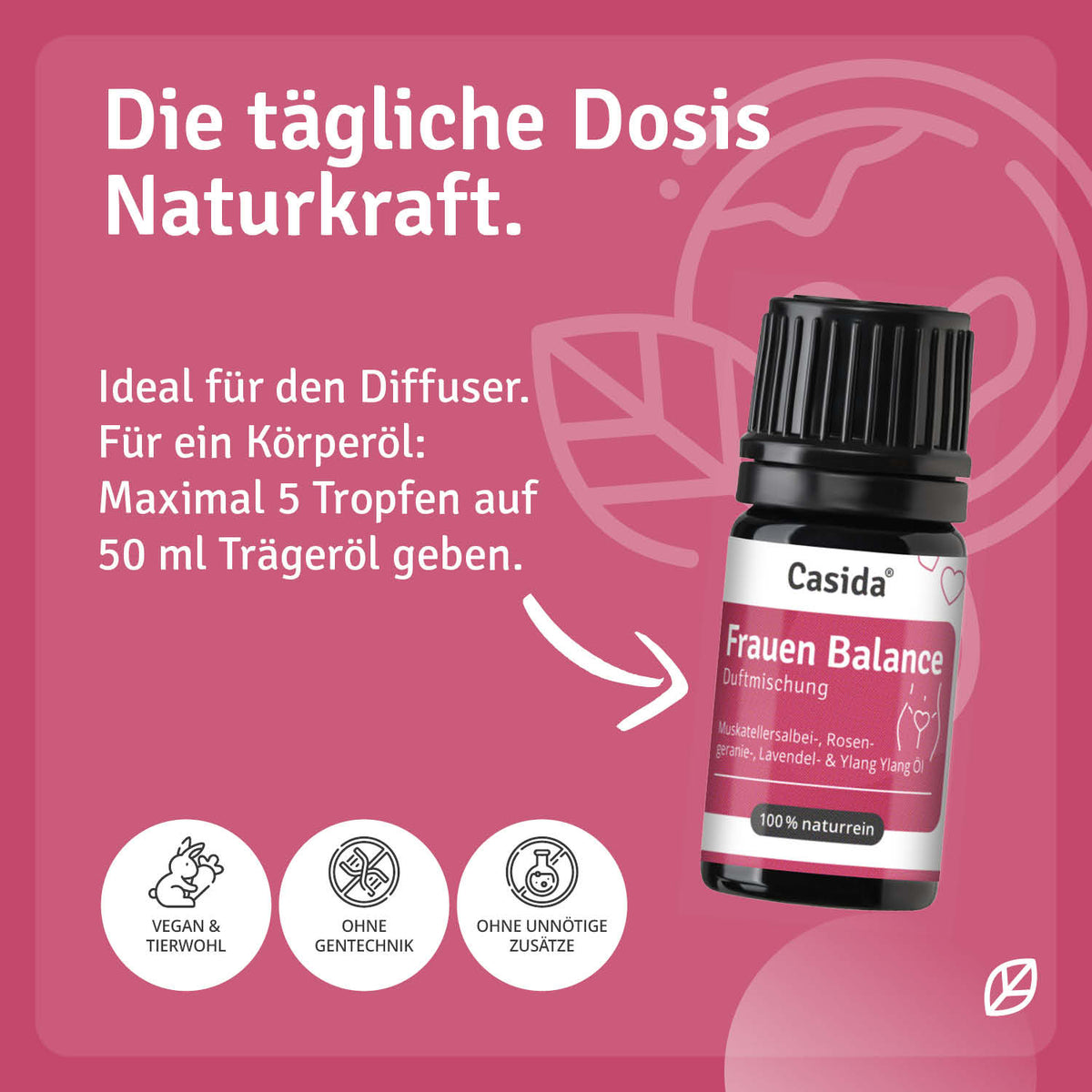 Duftmischung Frauen Balance Anwendung