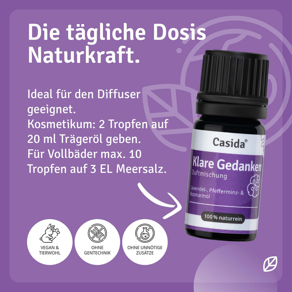 Duftmischung Klare Gedanken Anwendung