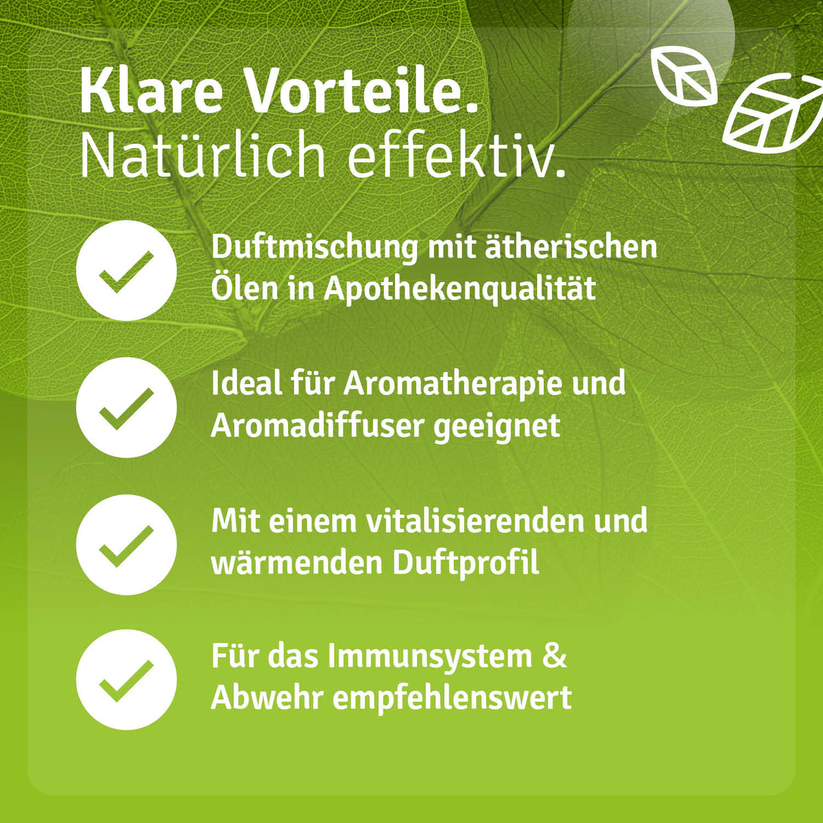 Duftmischung Winterkraft Vorteile