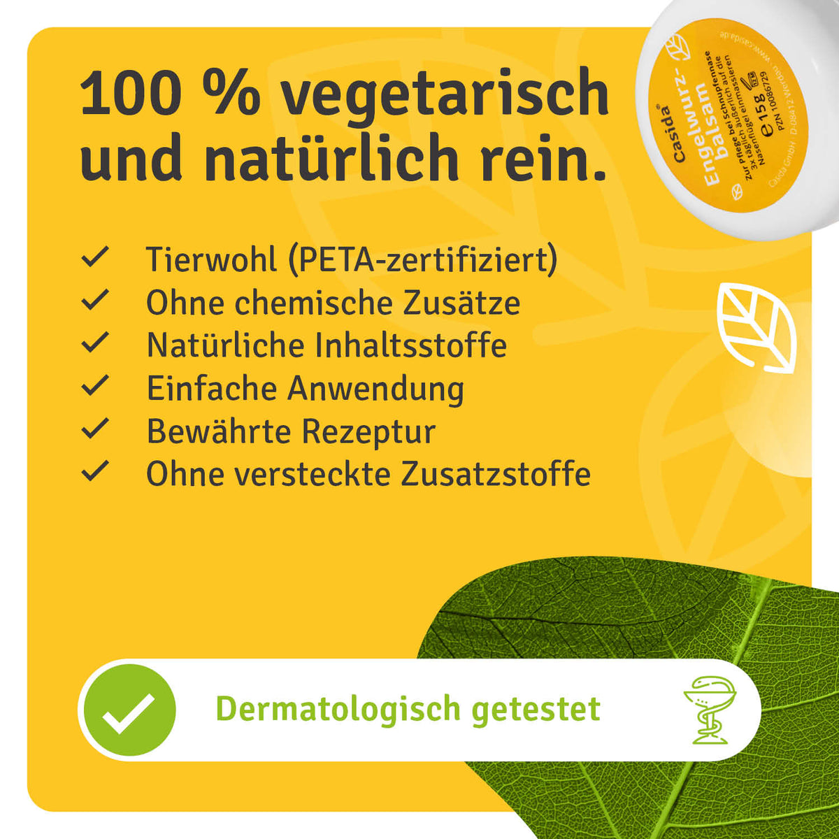 Engelwurzbalsam Baby & Kinder natürliche Inhaltsstoffe