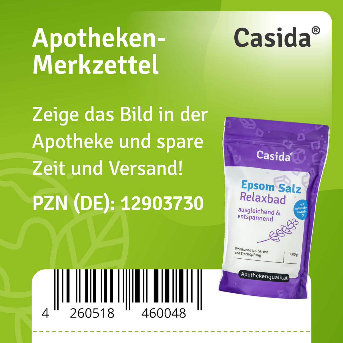 Epsom Salz Relaxbad mit Lavendel Apotheke