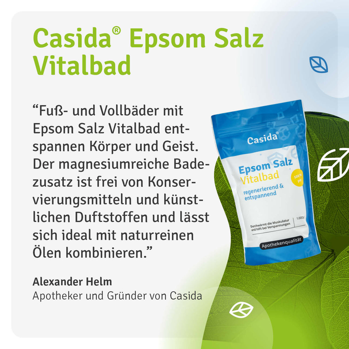 Epsom Salz Vitalbad Casida