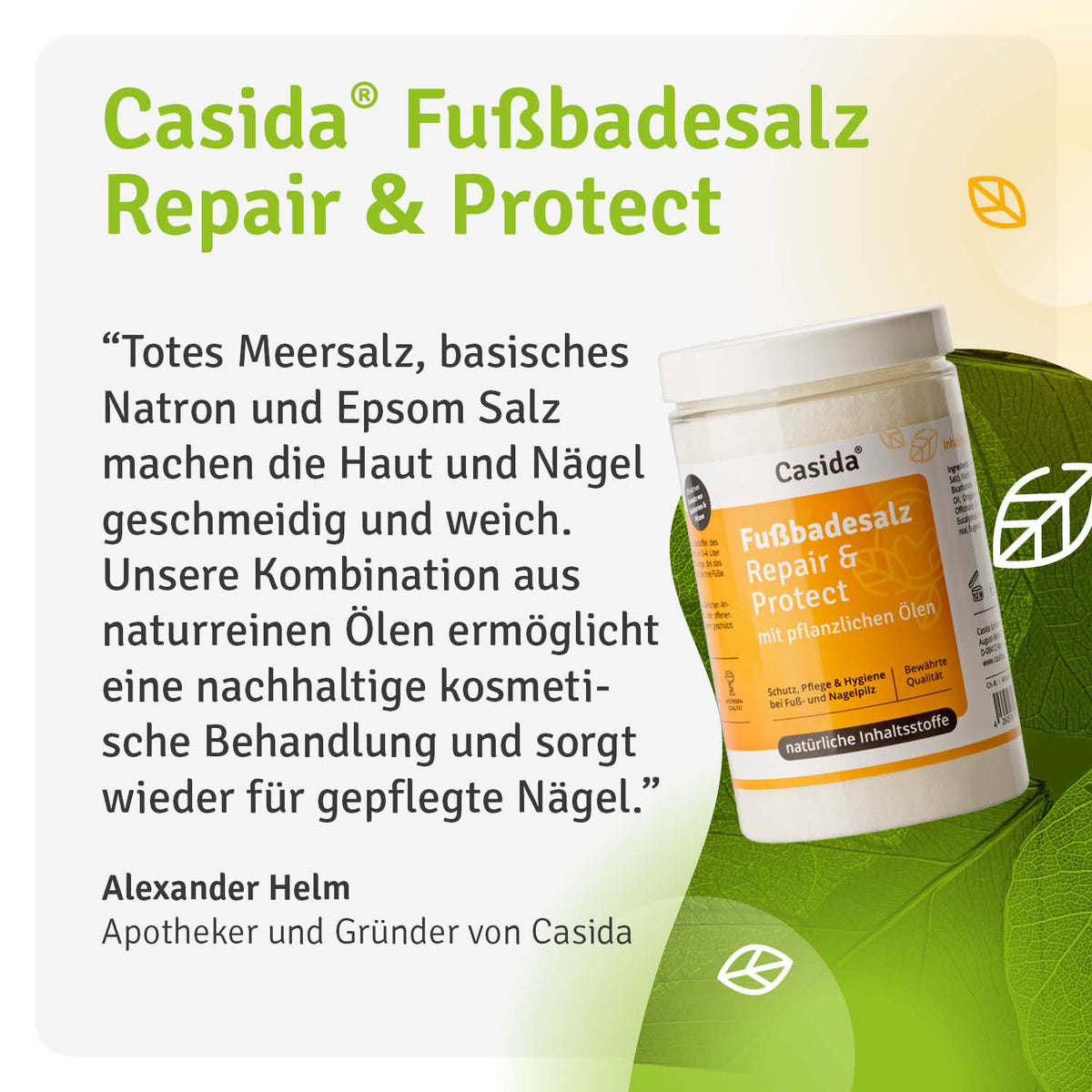 Fußbadesalz Repair & Protect Casida