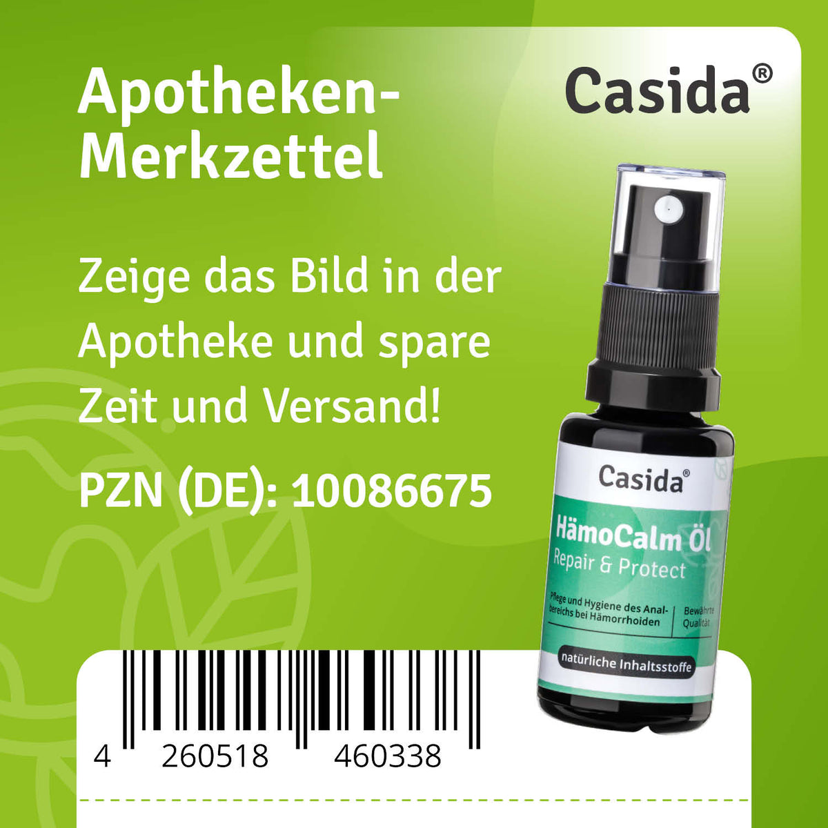 HämoCalm Öl Repair & Protect Apotheke