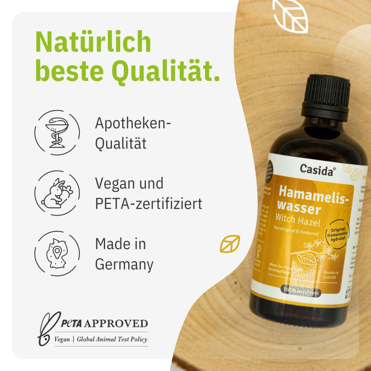 Hamameliswasser (Witch Hazel Water) tierversuchsfrei