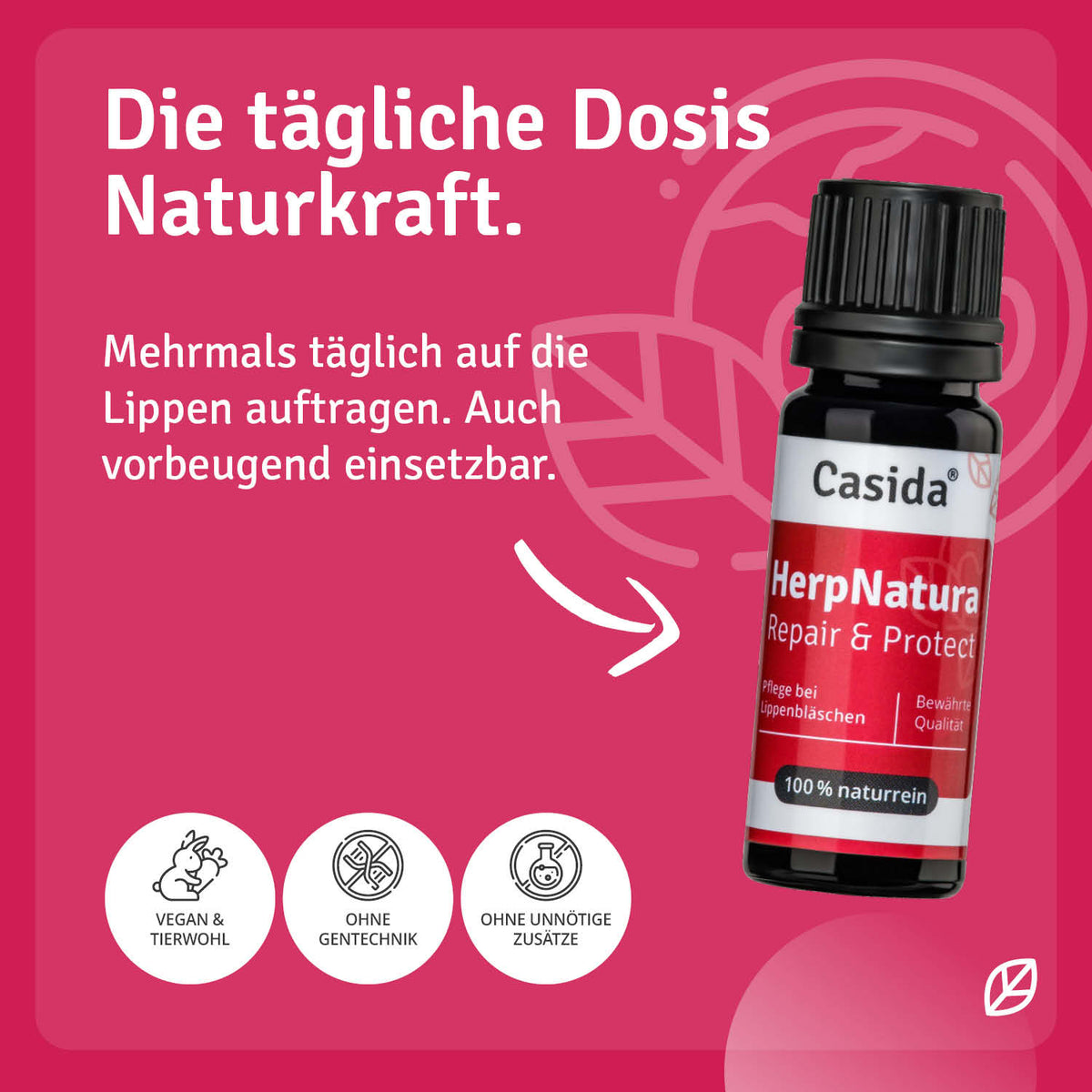 HerpNatura Repair & Protect Anwendung