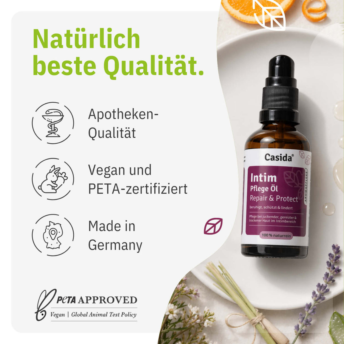 Intimpflege Öl Repair & Protect tierversuchsfrei
