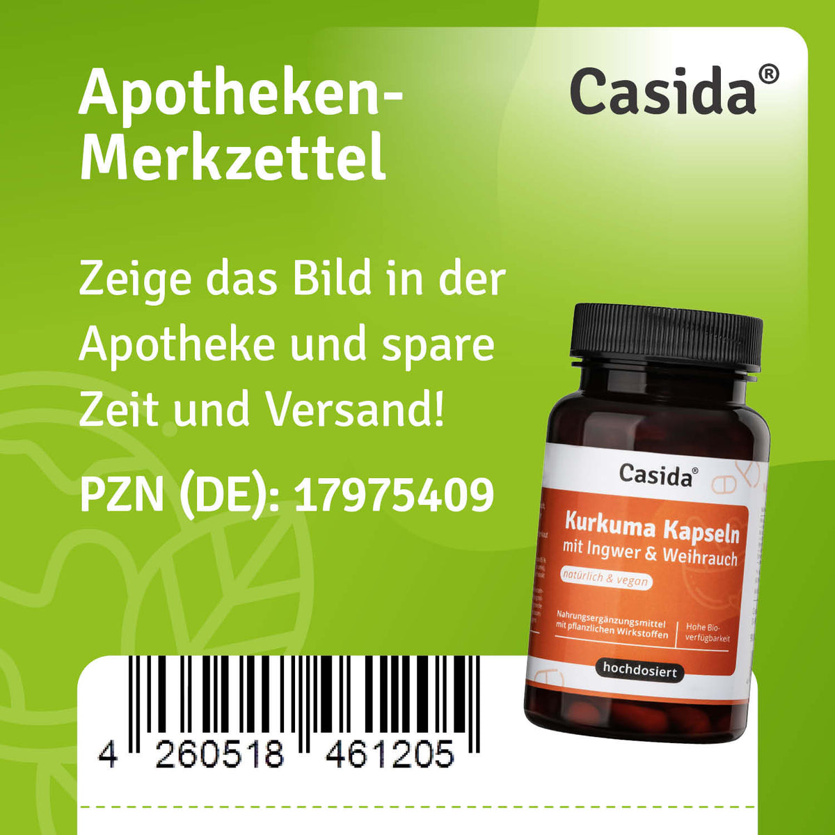 Kurkuma – Ingwer – Weihrauch Kapseln Apotheke
