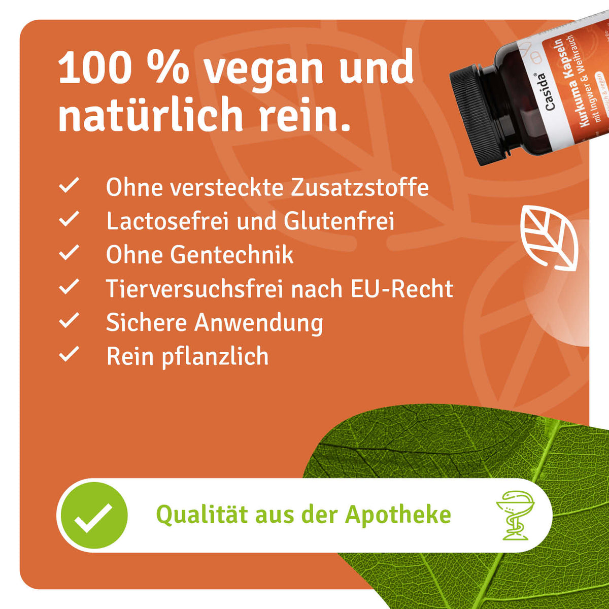 Kurkuma – Ingwer – Weihrauch Kapseln natürliche Inhaltsstoffe