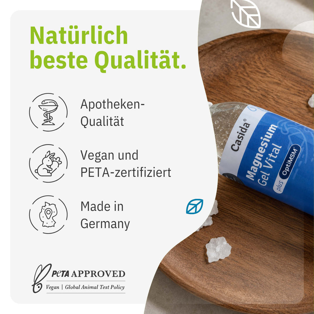 Magnesium + MSM Gel Vital tierversuchsfrei