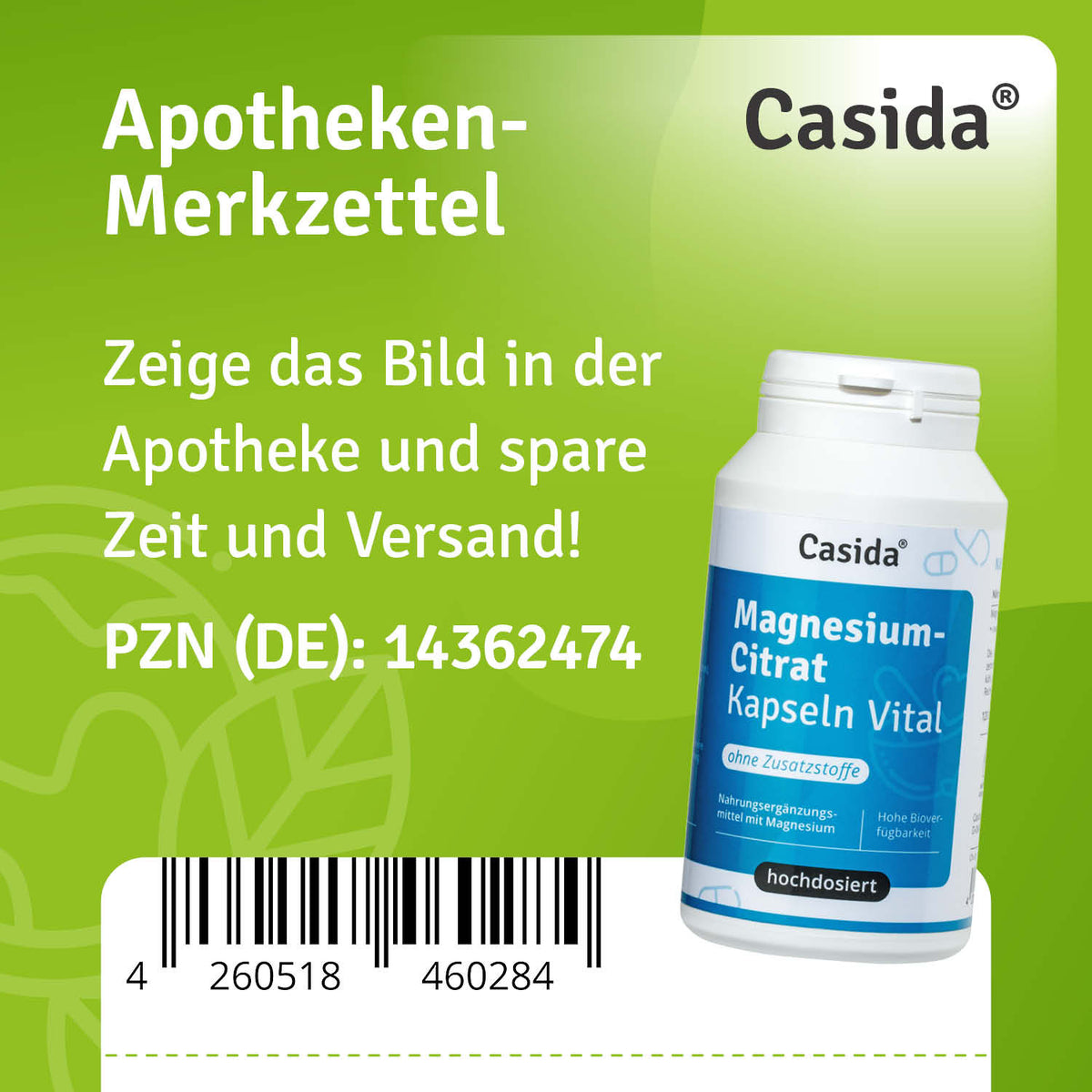 Magnesiumcitrat Kapseln Vital Apotheke