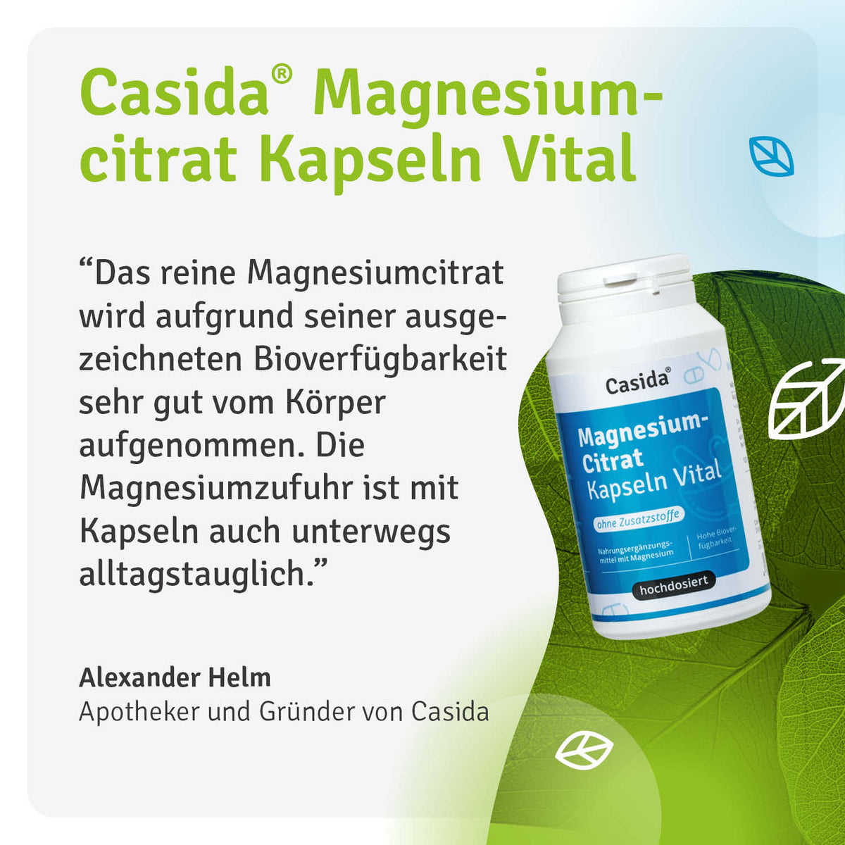 Magnesiumcitrat Kapseln Vital Casida