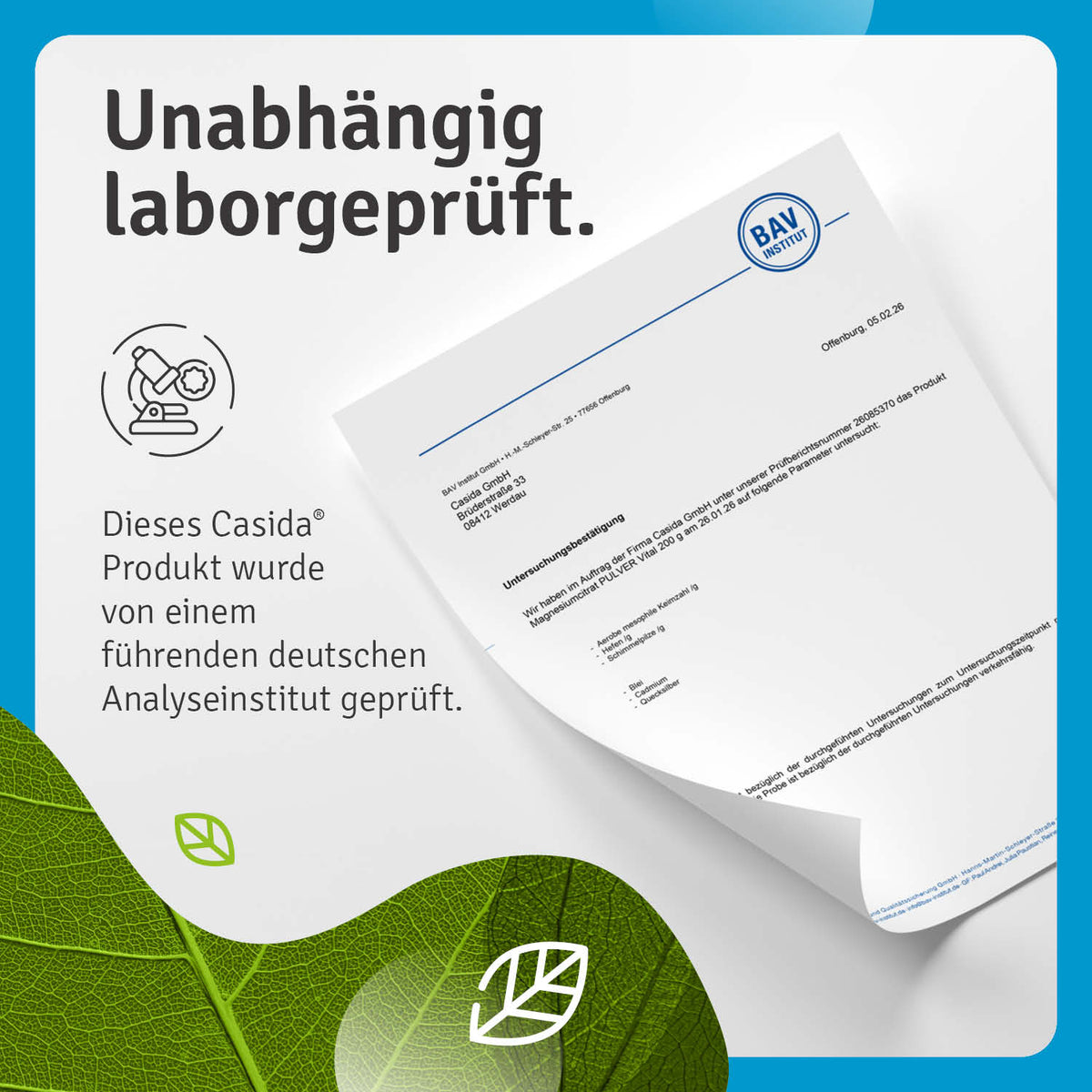 Magnesiumcitrat Pulver Vital laborgeprüft