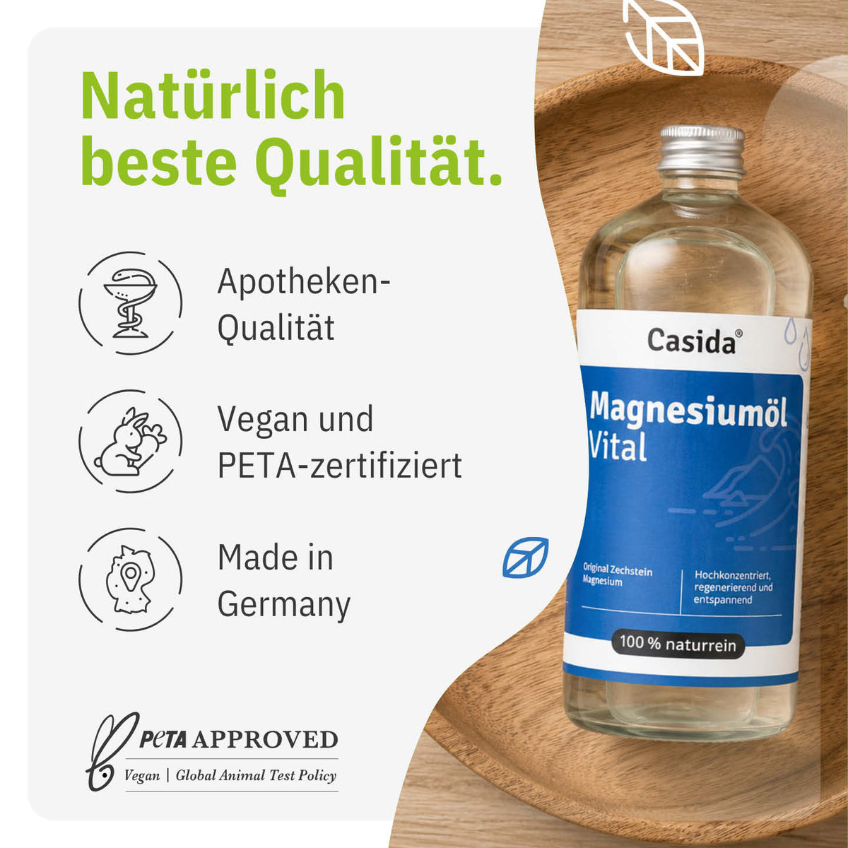 Magnesiumöl 1000 ml Vital Zechstein tierversuchsfrei