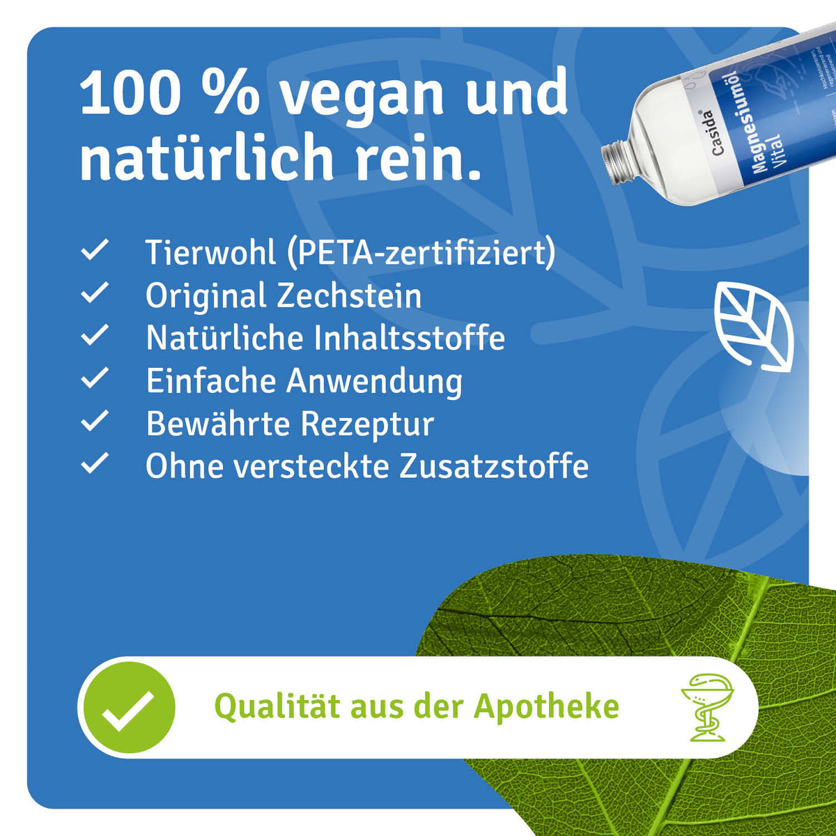 Magnesiumöl 1000 ml Vital Zechstein natürliche Inhaltsstoffe