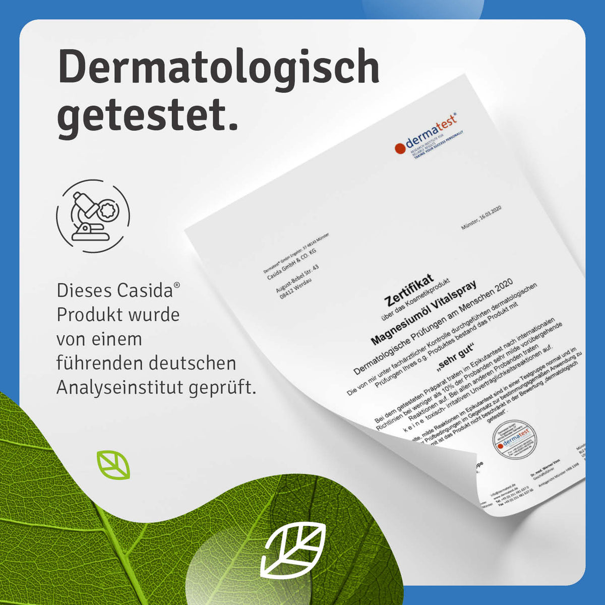 Magnesiumöl Vitalspray laborgeprüft