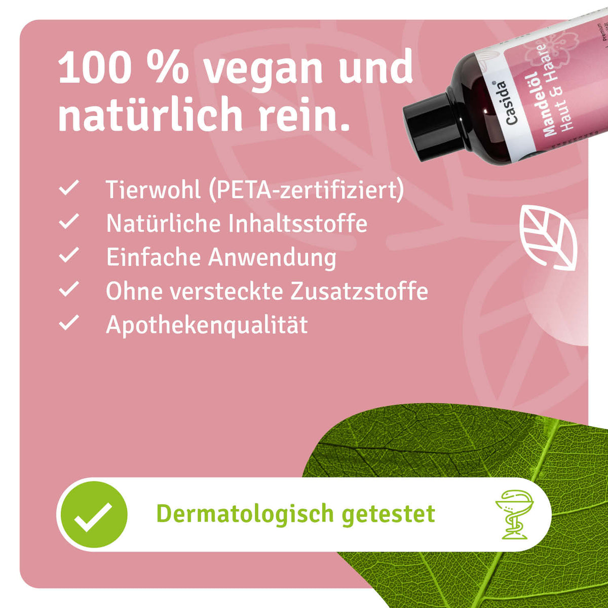 Mandelöl Haut und Haare natürliche Inhaltsstoffe