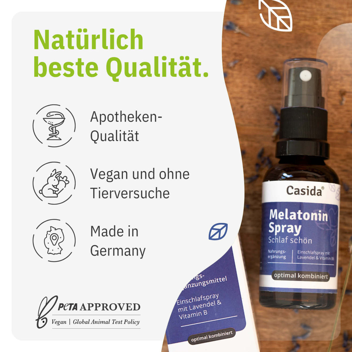 Melatonin Spray Schlaf schön tierversuchsfrei