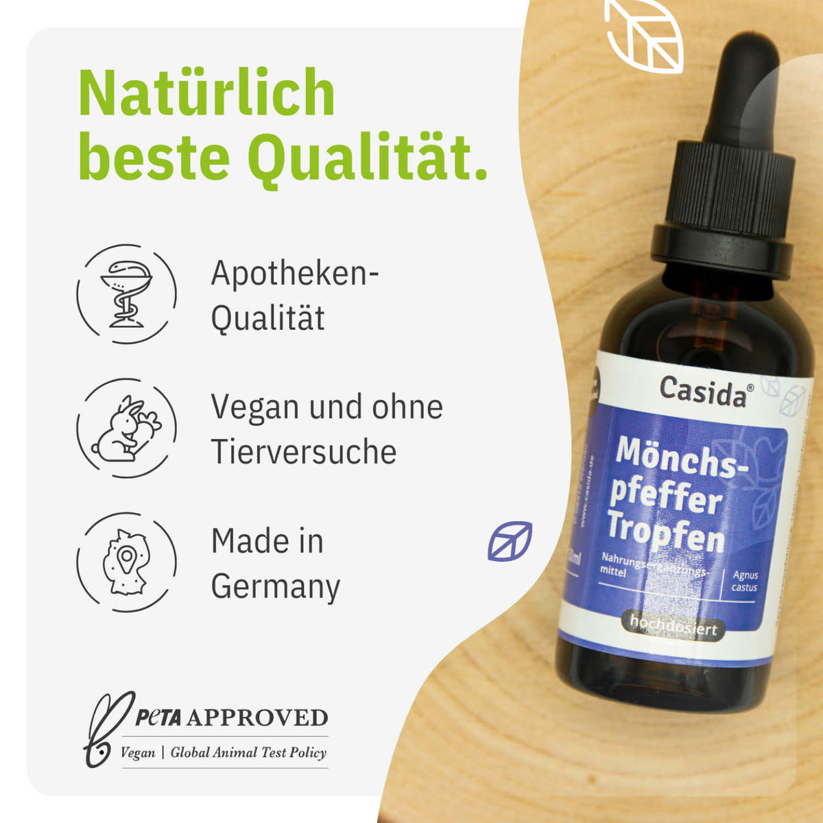 Mönchspfeffer Tropfen tierversuchsfrei