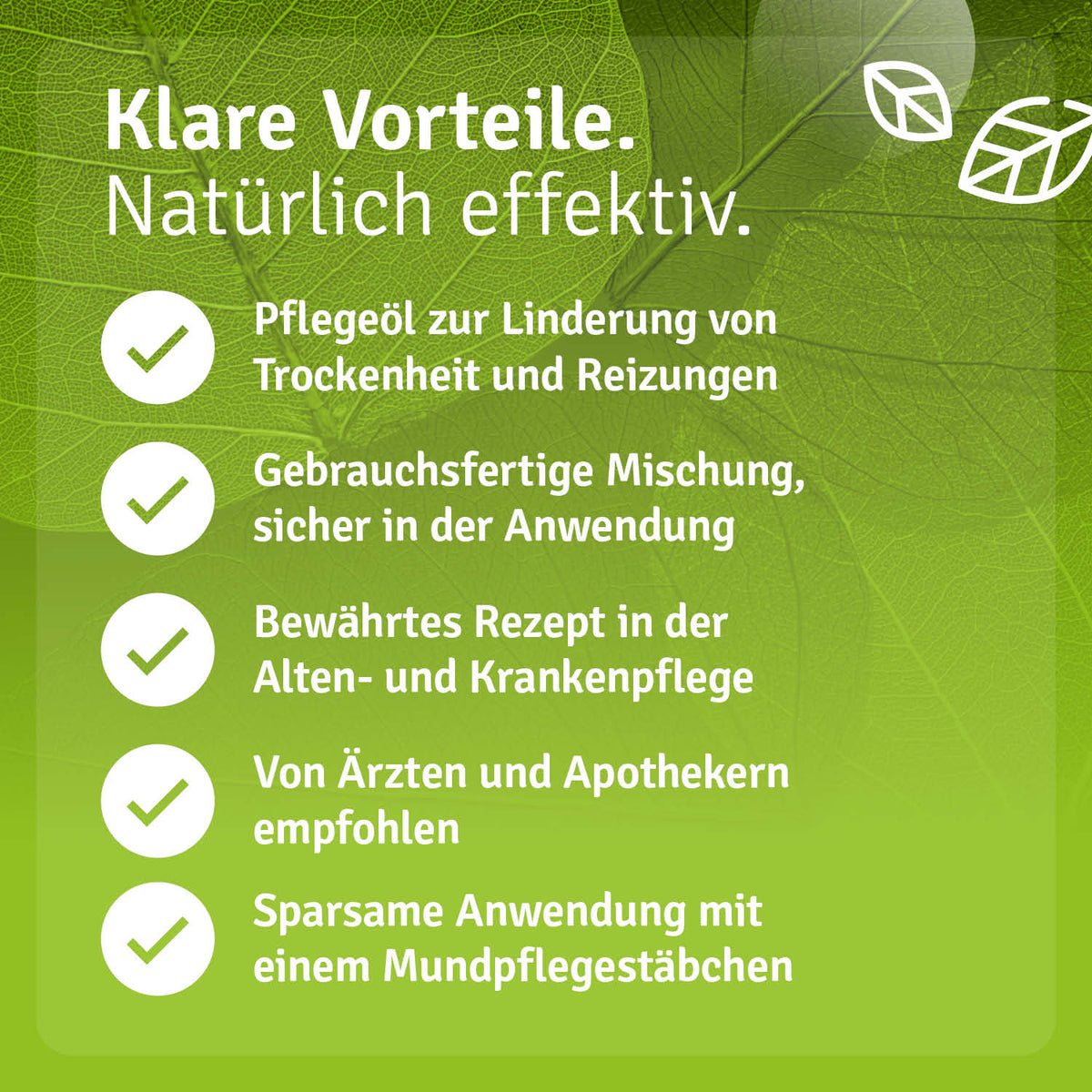 Mund-Gesund Aromapflege Öl Vorteile