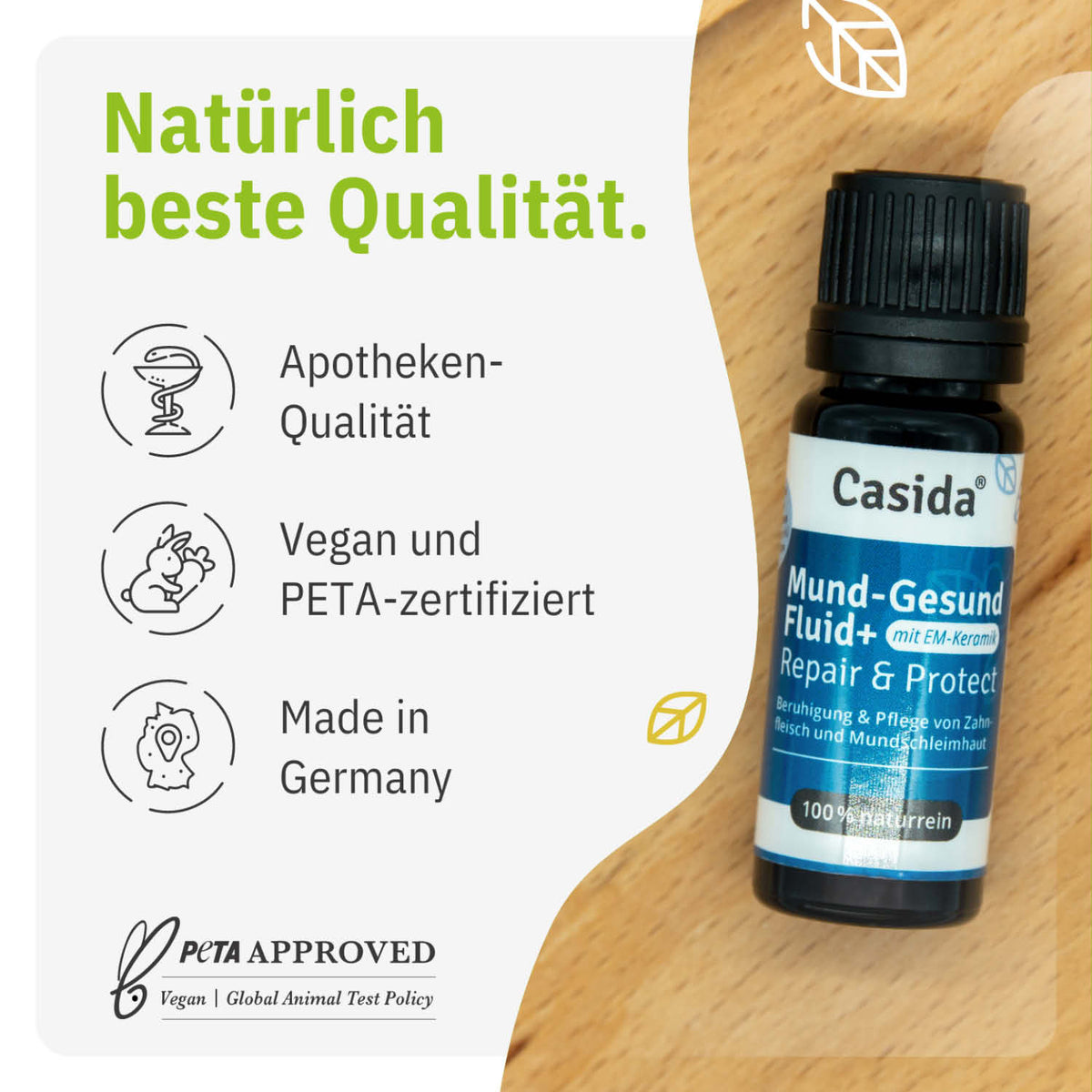 Mund-Gesund Fluid + mit EM-Keramik (Effektive Mikroorganismen) tierversuchsfrei