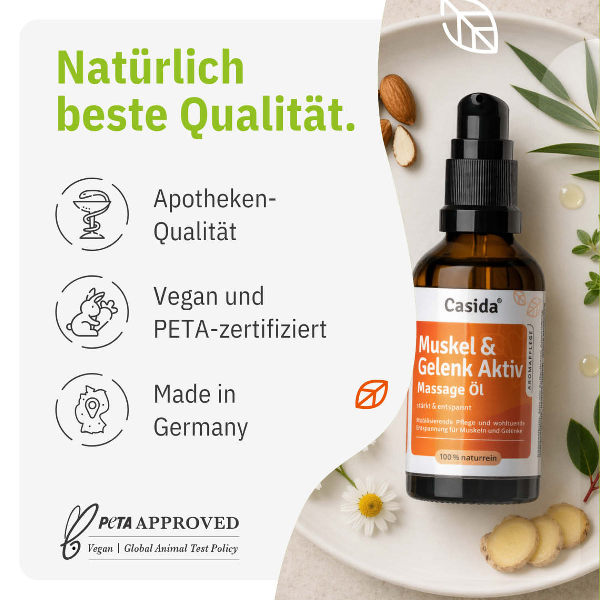 Muskel & Gelenk Aktiv Massage Öl tierversuchsfrei