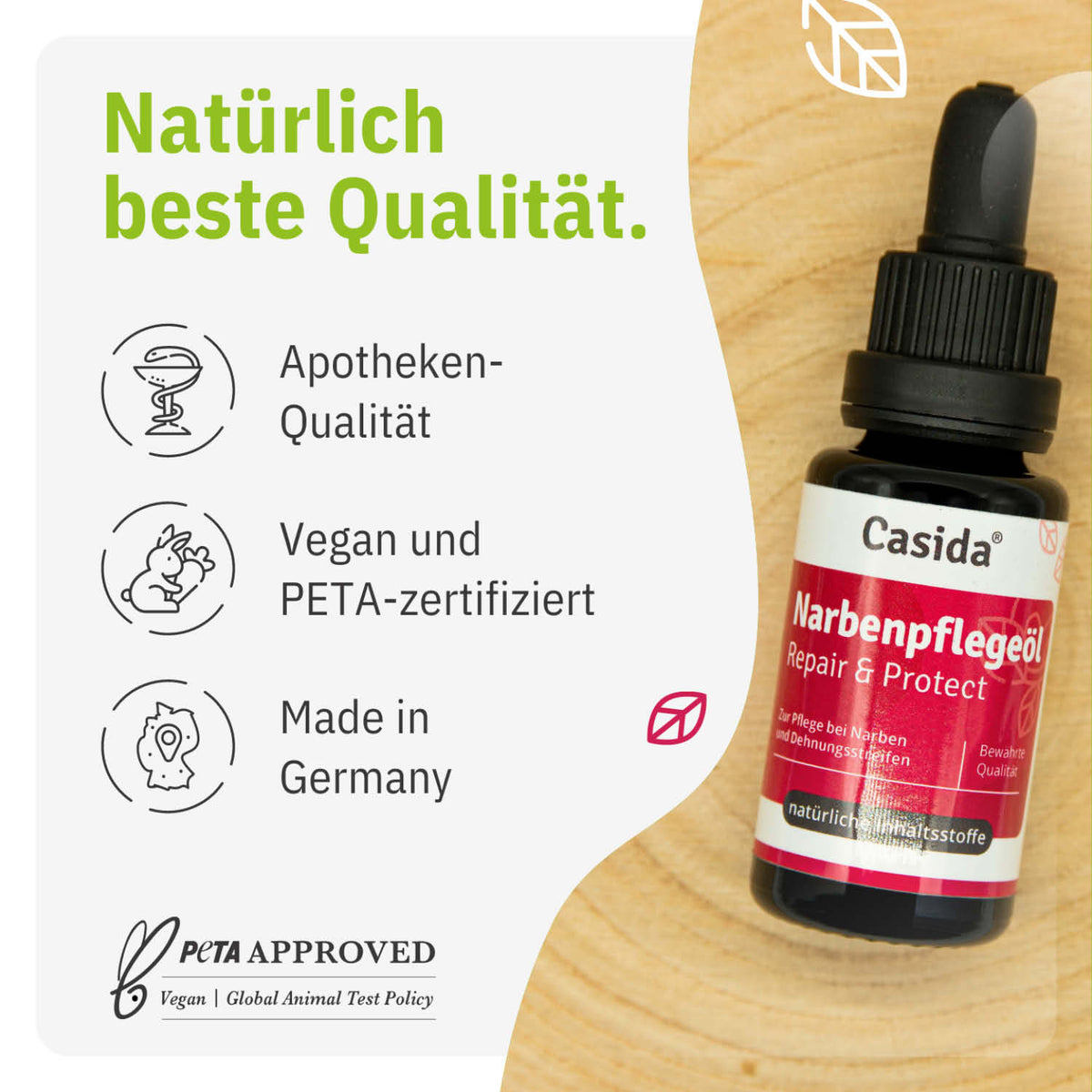 Narbenpflegeöl Repair & Protect tierversuchsfrei