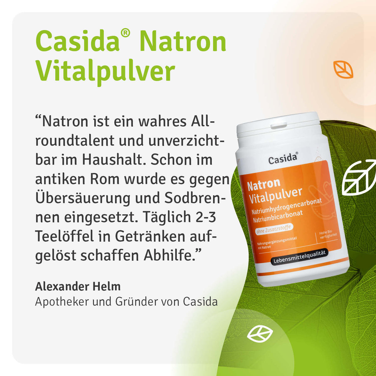 Natron Vitalpulver Casida