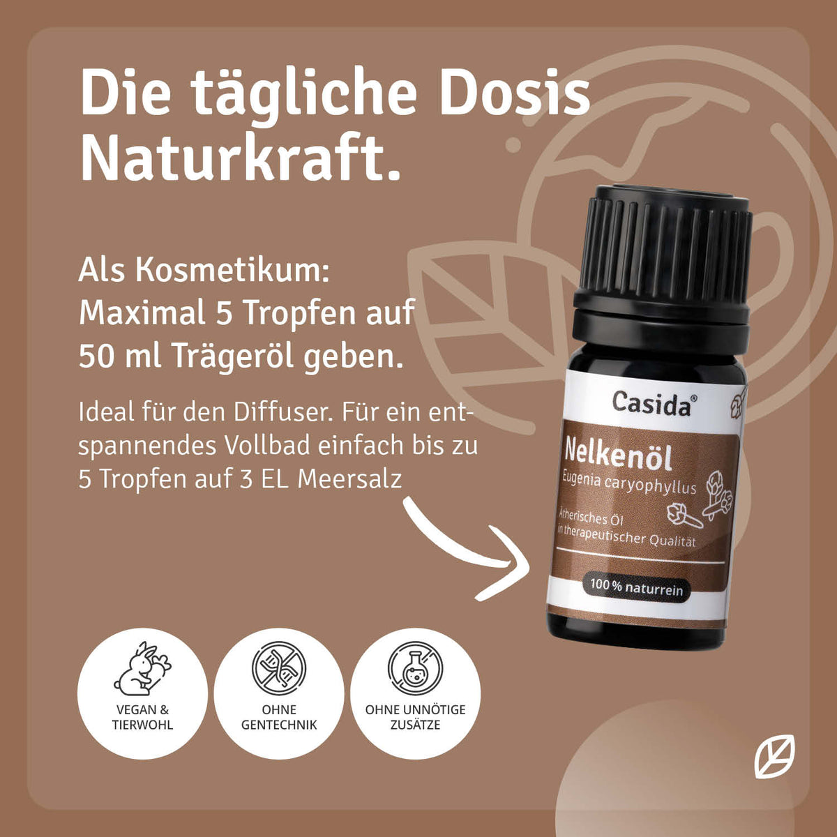 Nelkenöl Anwendung