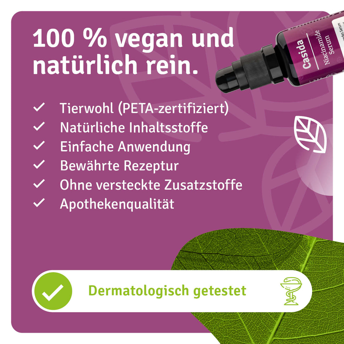 Niacinamide Serum natürliche Inhaltsstoffe