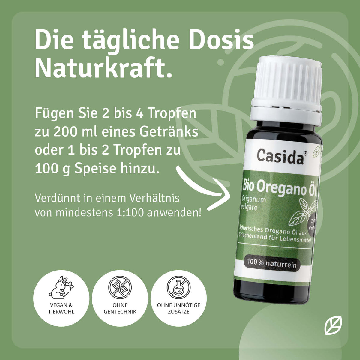 Oregano Öl Bio Anwendung
